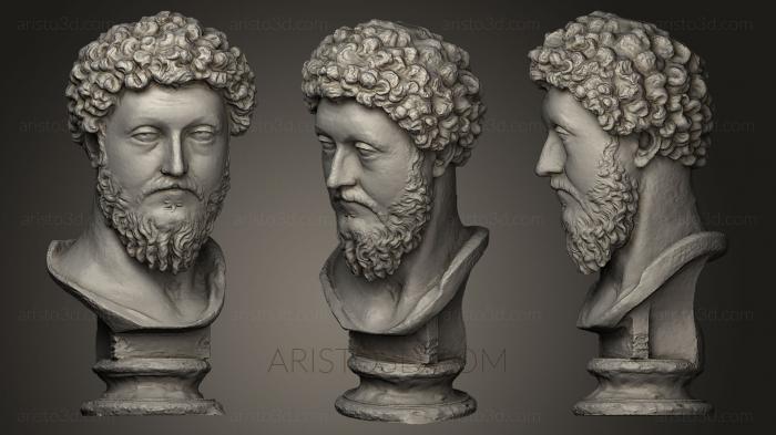 Busts and heads antique and historical (BUSTA_0290) 3D model for CNC machine
